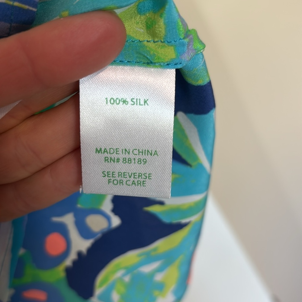 Lilly Pulitzer Silk Elsa - Picture 6 of 7